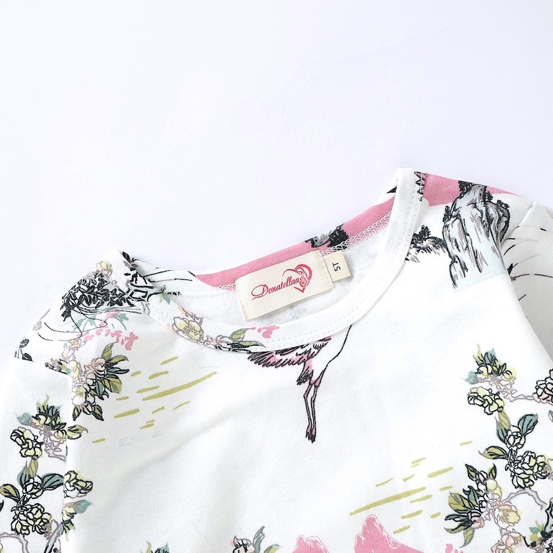 Pajama Set 2Y-7Y Organic Cotton O-neck Super Soft And Breathable scenery HY6007-22